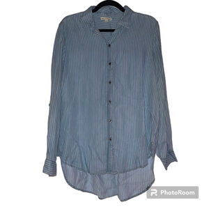 Jane and Delancey | Sky blue Button-Up Shirt Women